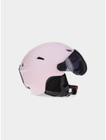 Dámska lyžiarska helma so vstavanými okuliarmi 4FWAW23AHELF032-56S ružová - 4F