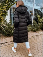 Dámska prešívaná zimná bunda s kapucňou MENSI black FashionStreet TY3093 Dámska prešívaná zimná bunda s kapucňou MENSI black FashionStreet TY3093