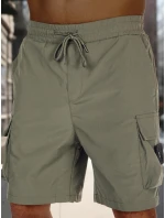 Pánske textilné bojové šortky zelené FashionStreet SX2504
