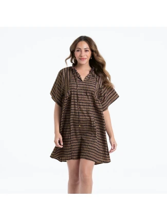 Štýl Tahiti tunika 8114 čierna - RosaFaia