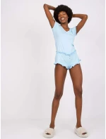 Pyžamo RV PI 7683.58 svetlo modrá