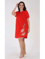 Dámska nočná košeľa s krátkym rukávom Alena