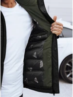 Pánska zimná bunda s kapucňou čierna FashionStreet TX4908 Pánska zimná bunda s kapucňou čierna FashionStreet TX4908