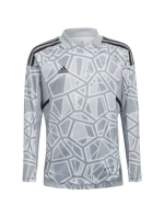 Detské brankárske tričko adidas Condivo 22 s dlhým rukávom sivé HB1646