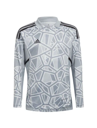 Detské brankárske tričko adidas Condivo 22 s dlhým rukávom sivé HB1646