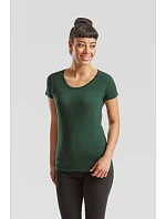 Fruit of the Loom Lady-Fit Iconic 195 T Dámske tričko z hrubej bavlny 16.1424 light graphite