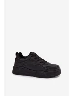 Sneakersy Damskie Na Platformie Big Star SS274589 HI-POLY SYSTEM Czarne