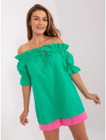 Blúzka LK BZ 509355.68P zelená