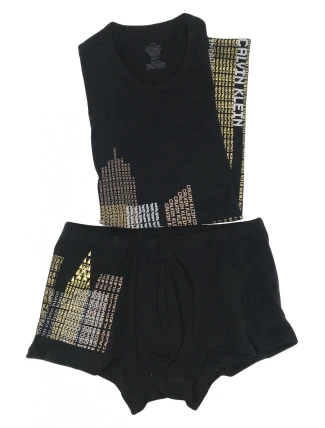 Pánsky komplet M4106E-001 hnedá - Calvin Klein