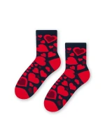 Dámske ponožky Steven art.136 Srdce Dámske ponožky Steven art.136 Srdce