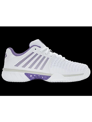 Tenisky K-swiss EXPRESS LIGHT 3 HB WHITE/PURPLE HAZE/LUNAR ROCK-M (98563-160-M)