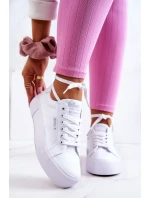 Tenisówki Na Platformie Lee Cooper LCW-22-31-0884L Białe