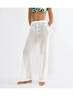 Plážové háčkované nohavice MyWear - SILK WHITE - TRIUMPH SILK WHITE - TRIUMPH