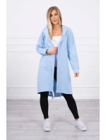 Modrá bunda s potlačou