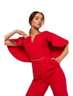 M670 Kombinéza s volánikmi - červená