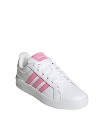 Detská obuv adidas Grand Court 3.0 white and pink HP3528