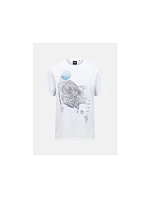 Tričko PEAK PERFORMANCE Explore Graphic Tee Men, biele, pánske Tričko PEAK PERFORMANCE Explore Graphic Tee Men, biele, pánske