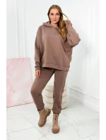 Izolovaná súprava s výšivkou Los Angeles mocca