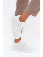Sneakersy Damskie Na Platformie Big Star SS274590 HI-POLY SYSTEM Białe