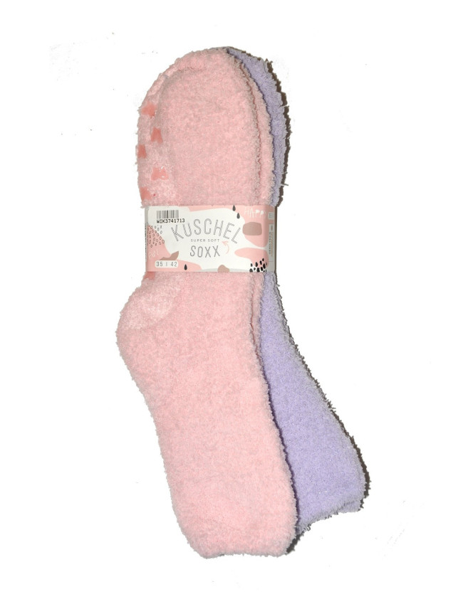 Dámske ponožky WiK 37417 Happy Kuschel Super Soft ABS A'2 35-42