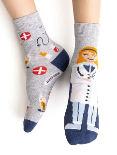 Ponožky Steven art.014 Dievča asymetrické 26-34