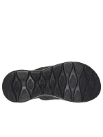Dámske šľapky Skechers GO WALK FLEX SANDAL IMPRESSED 141420 BKGY Dámske šľapky Skechers GO WALK FLEX SANDAL IMPRESSED 141420 BKGY