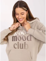 Mikina D10608BC02802A2NO light beige