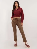 Nohavice DHJ SP 21258.32 hnedé Nohavice DHJ SP 21258.32 hnedé