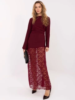 Šaty MI SK 3310.63 bordové