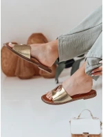 Dámske žabky so srdcom LOVEMISS gold FashionStreet ZY0769