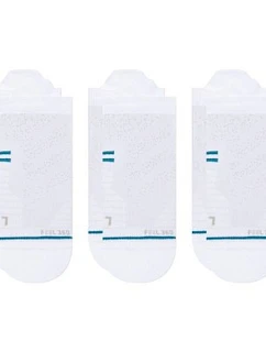 Bežecké ponožky Stance Athletic Tab, balenie po 3 kusoch – biele, veľkosť: M