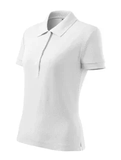 Bavlnené polo tričko Heavy white