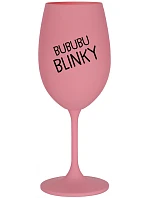 BUBUBUBLINKY - ružový pohár na víno 350 ml