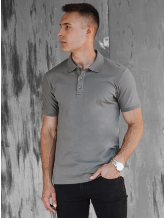 FashionStreet pánske grafitové polo tričko PX0599