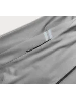 Šedá dámska mikina so stojačikom (20319)