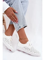 Dámske kožené topánky Acorn White Softie Semi Dámske kožené topánky Acorn White Softie Semi