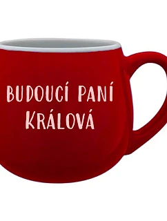 Personalizovaný keramický bacuľatý hrnček – budúca pani