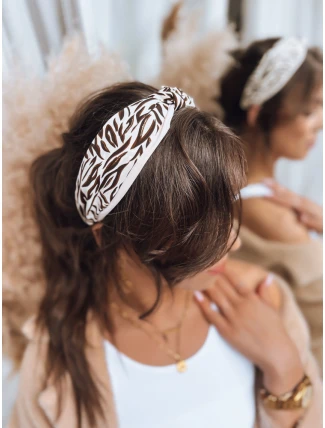 Svetlo béžová dámska čelenka WILD FashionStreet HY0031