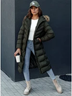 Dámsky zimný kabát LUXWARM zelený FashionStreet TY4377