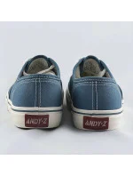 Svetlomodré dámske šnurovacie tenisky (A8865)