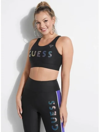 Športová podprsenka O94A28MC01P-A996 čierna - Guess