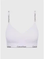 Dámska podprsenka LGHTLY LINED BRALETTE 000QF7797E LL0 lila - Calvin Klein