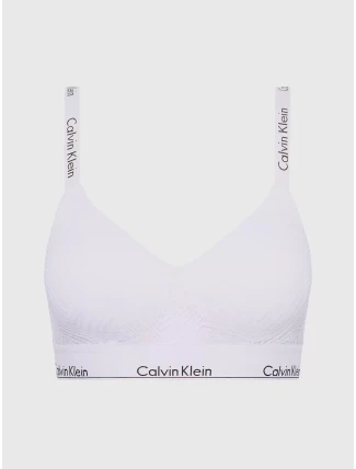 Dámska podprsenka LGHTLY LINED BRALETTE 000QF7797E LL0 lila - Calvin Klein