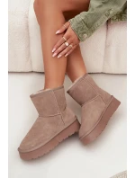 Dámske snežnice W5825 Brown - Sweet Shoes Dámske snežnice W5825 Brown - Sweet Shoes