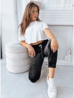 Dámske čierne nohavice AVENUE FashionStreet UY1761 Dámske čierne nohavice AVENUE FashionStreet UY1761