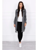 Mikina s kapucňou graphite melange