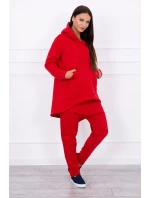 Súprava vrecovitých nohavíc červená Súprava vrecovitých nohavíc červená