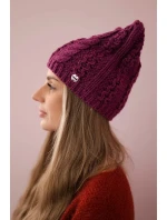 Rabbid fleecová čiapka K237 tmavo fialová