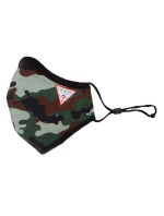 Bavlnená unisex rúško W0YZ17WDXC0-P1CM maskáčová - Guess