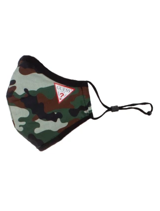 Bavlnená unisex rúško W0YZ17WDXC0-P1CM maskáčová - Guess